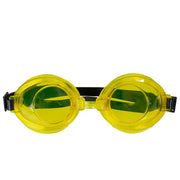 Swimline 7" Yellow Anti-Leak Adjustable Swimming Pool Goggles