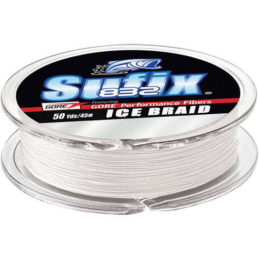 SUFIX 832 Ice Braid GHOST 50YDS 8LB