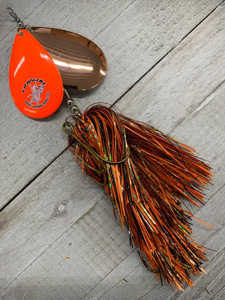 Musky Mayhem Double Cowgirl 10" Musky Bucktail
