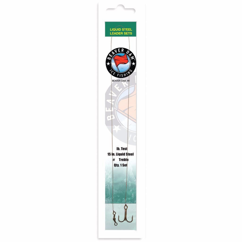 Beaver Dam Liquid Steel Ice Leaders