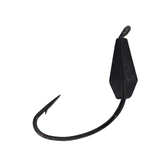 NORTHLAND TACKLE TUNGSTEN BOBBER JIG FLAT BLACK 1/16