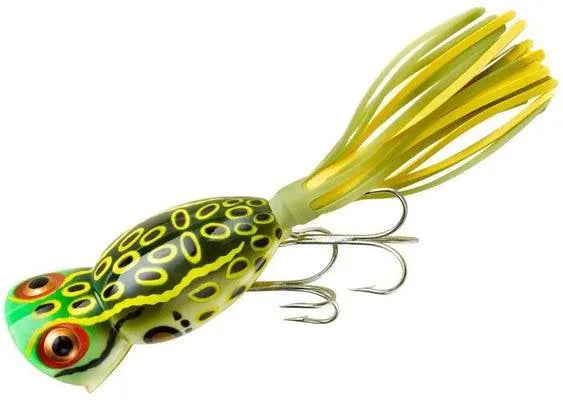 PRADCO ARBOGAST G760509 CP3 3/8OZ HULA POPPER BULL FROG - BULL FROG | 3/8OZ