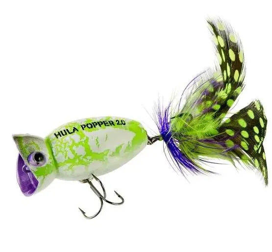 PRADCO ARBOGAST G761536 CP3 2OZ 2" HULA POPPER WH ZOMBIE - WHITE ZOMBIE | 2" 2OZ