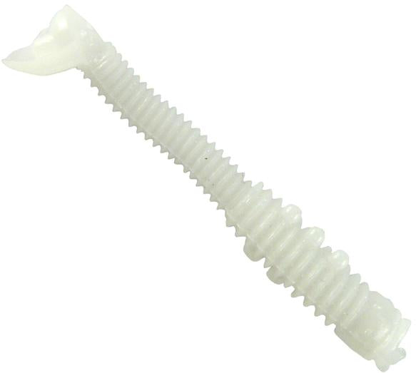 Southern Pro 1.5" TINY WORM (10) WHITE