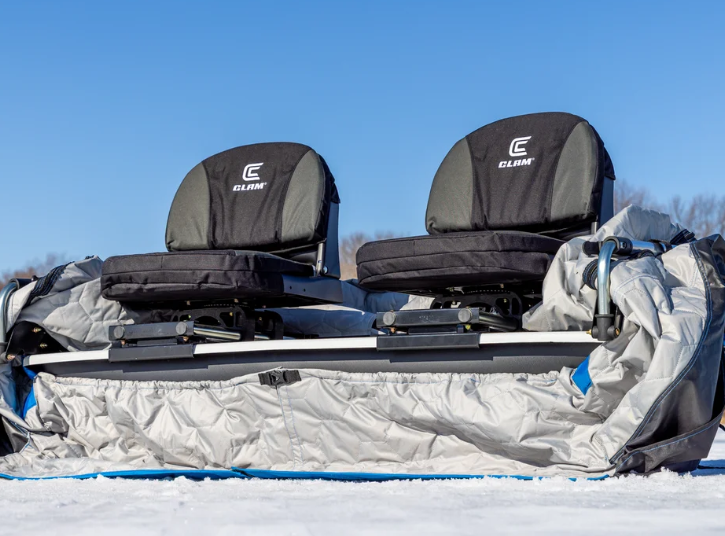 Clam Yukon Thermal Insulated Flip-Over Ice Fishing Shelter – 2 Person