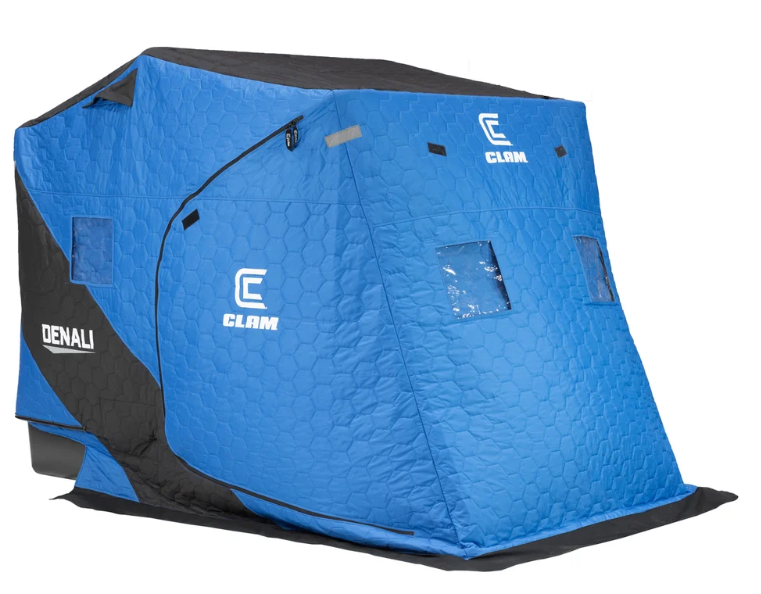 Clam Denali Thermal 2-Person Flip-Over Ice Fishing Shelter