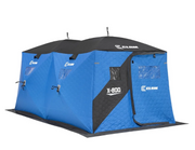 Clam X-800 Thermal Insulated 6-Sided Double Hub Ice Fishing Shelter