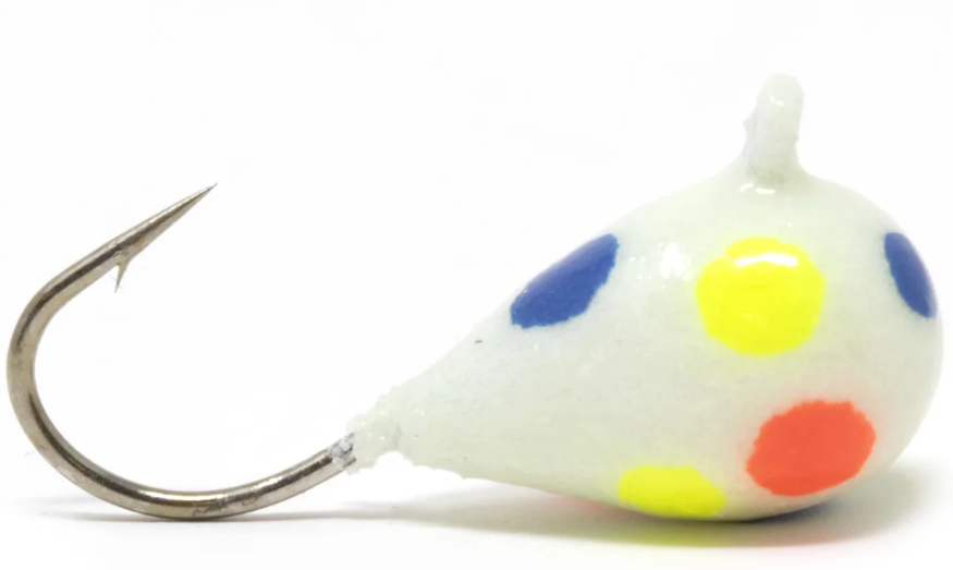 CLAM Drop Jig XL Tungsten Ice Fishing Jigs – 2 Pack