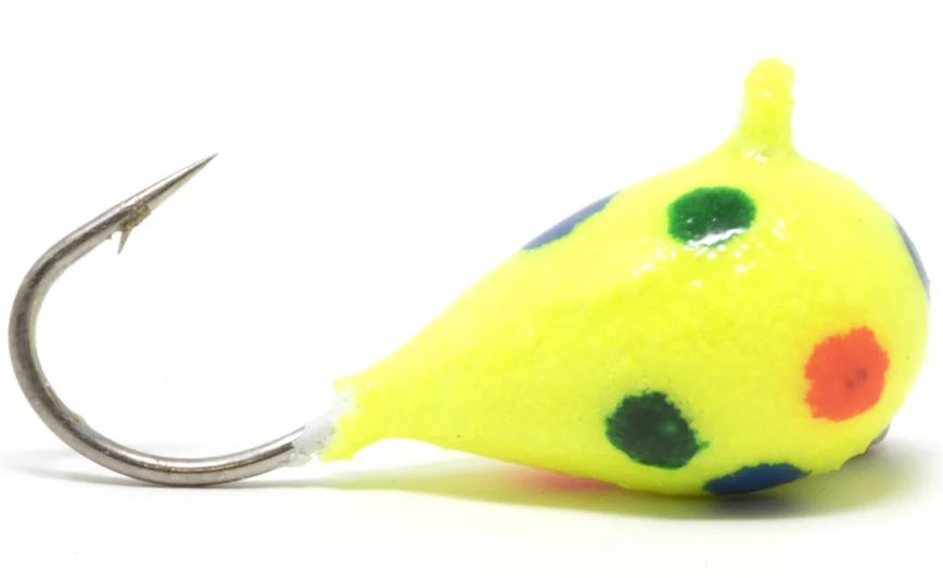 CLAM Drop Jig XL Tungsten Ice Fishing Jigs – 2 Pack