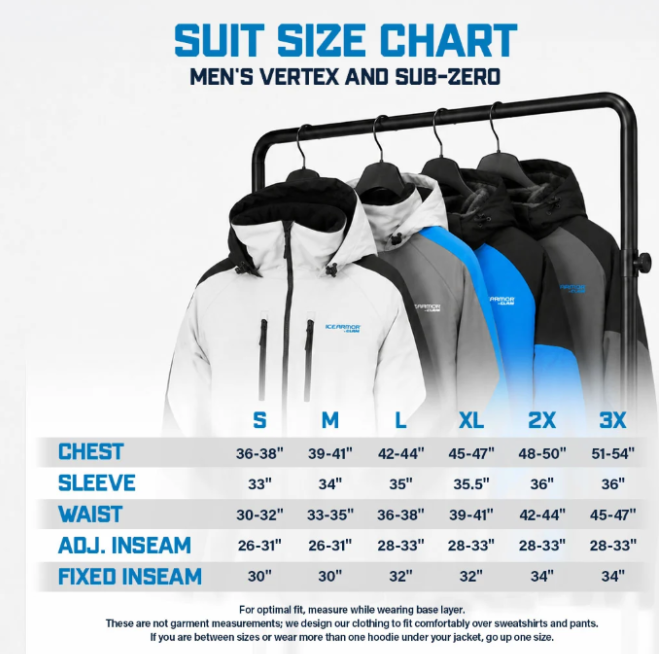 IceArmor by Clam Vertex Float Bib – Men's Ice Fishing Bibs