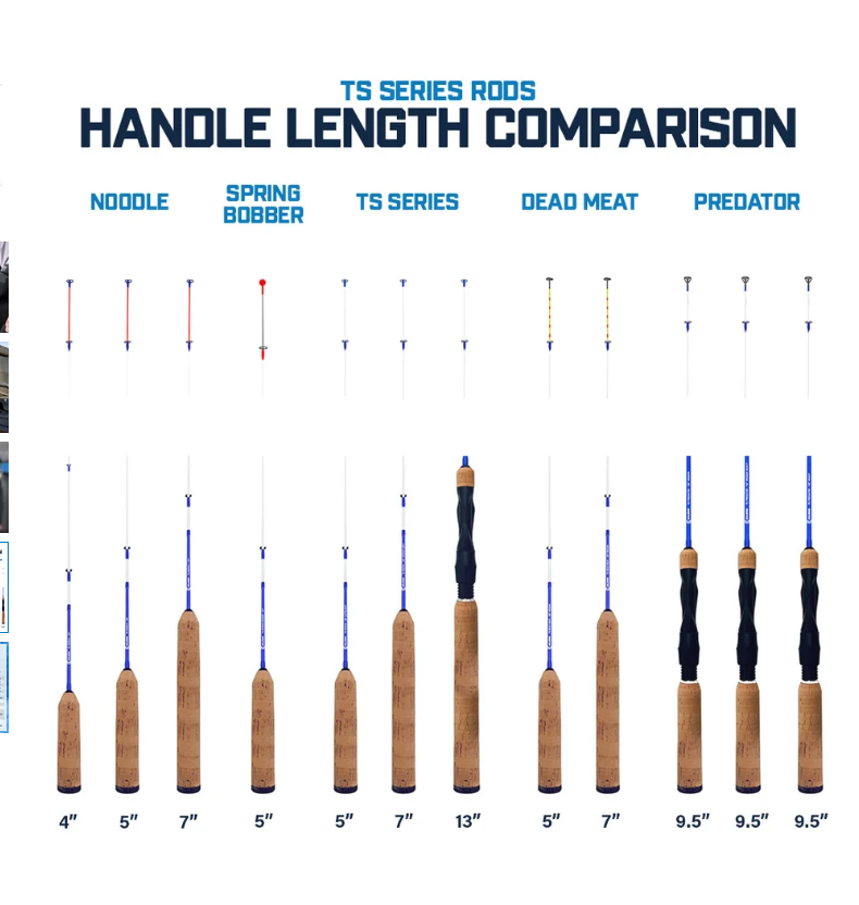 Clam TS Series 32" Medium Light Ice Fishing Rod