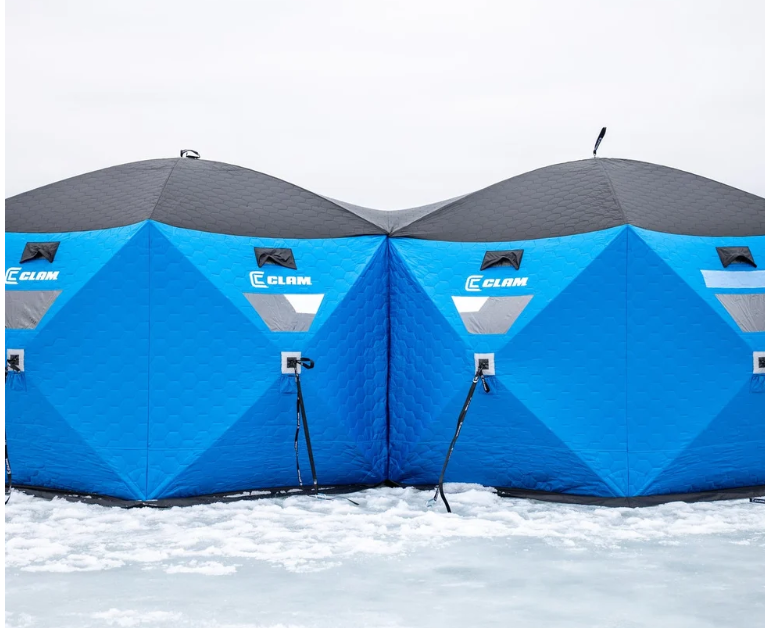 Clam X-1200 Thermal Insulated Hub Ice Fishing Shelter