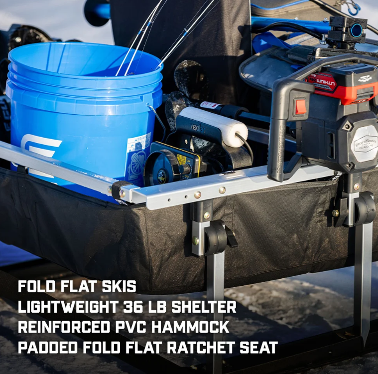 Clam PackSled – Portable Ice Fishing Gear Sled