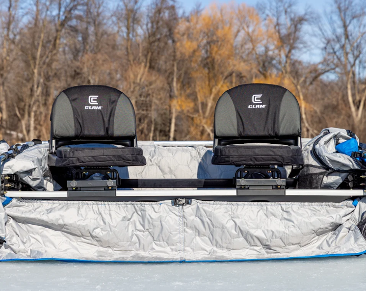 Clam Denali Thermal 2-Person Flip-Over Ice Fishing Shelter