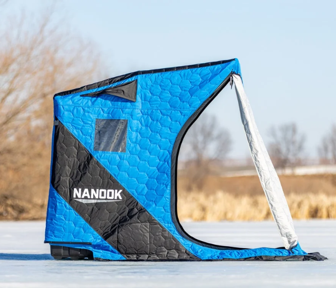 Clam Nanook Thermal Insulated Flip-Over Ice Fishing Shelter – 2 Person