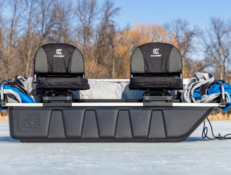 Clam Denali Thermal 2-Person Flip-Over Ice Fishing Shelter