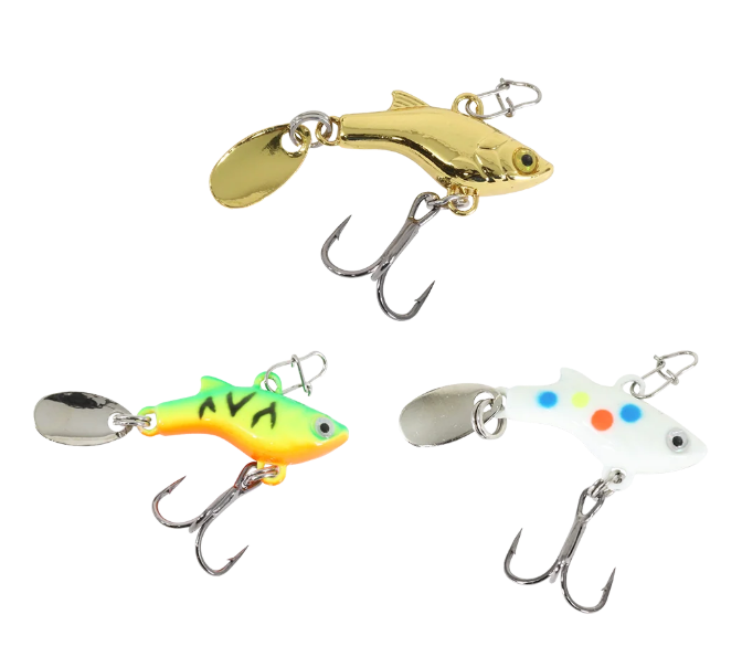 Clam Tikka Flash Ice Fishing Lure Kit – 3 Pack