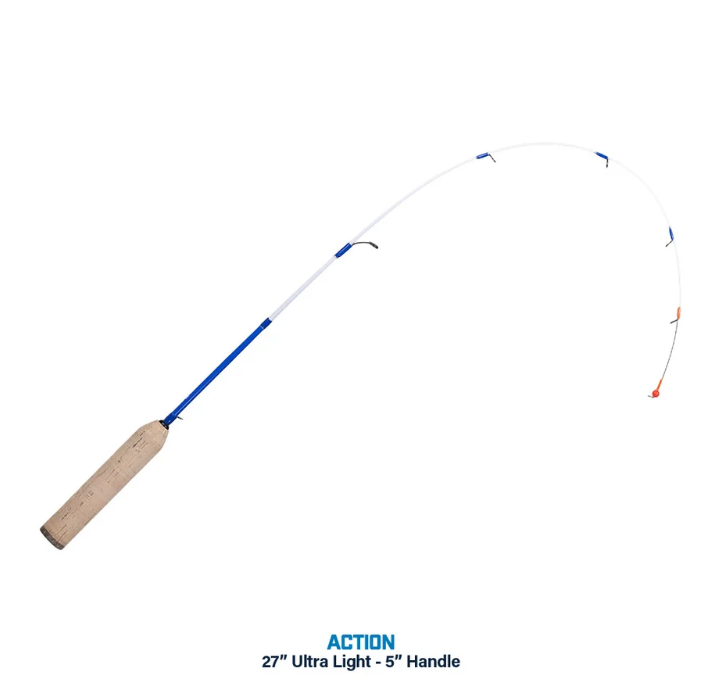 Clam TS Series 27" Ultra Light Spring Bobber Ice Fishing Rod