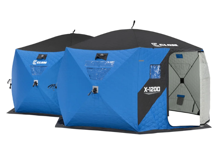 Clam X-1200 Thermal Insulated Hub Ice Fishing Shelter