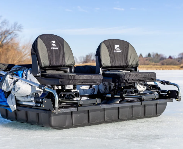Clam Nanook Thermal Insulated Flip-Over Ice Fishing Shelter – 2 Person