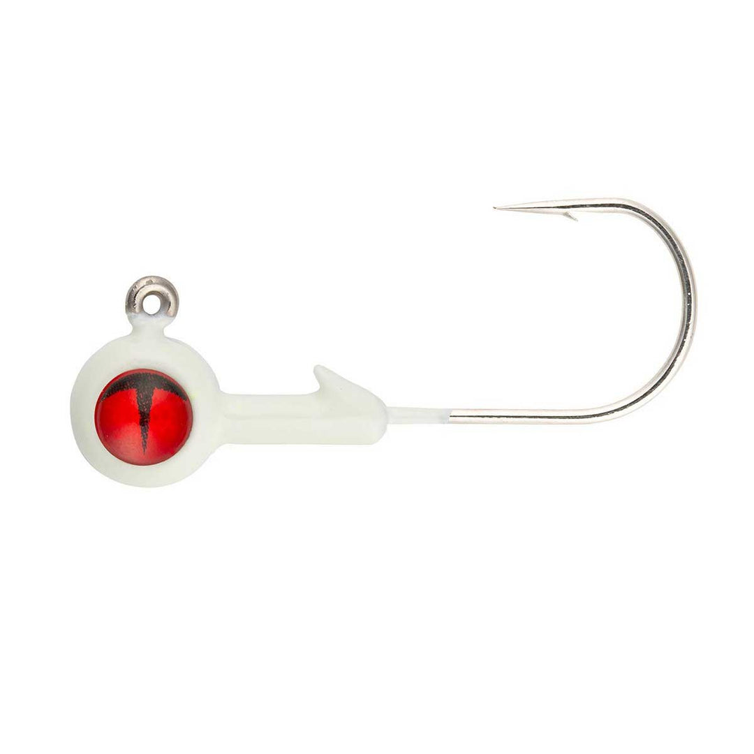 NORTHLAND TUNGSTEN JIG / 2" / 1/8 OZ / SUPER-GLO WHITE