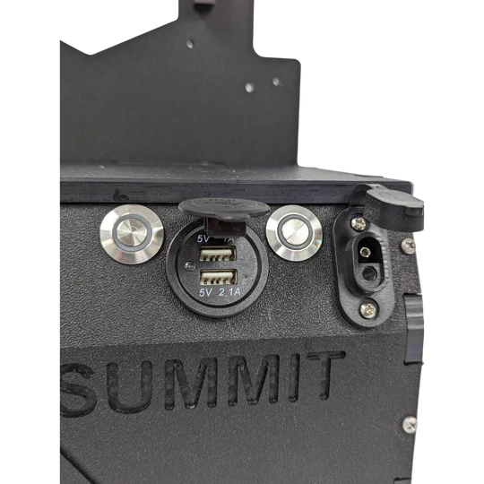 Summit CNC Machined Heavy Duty Shuttle For Garmin, Lowrance, and Humminbird