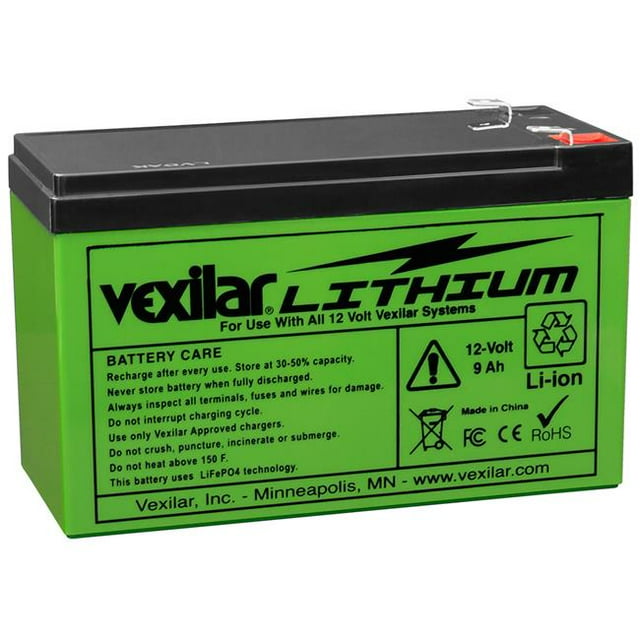 Vexilar V-100L 12V Lithium Ion Battery 9AH