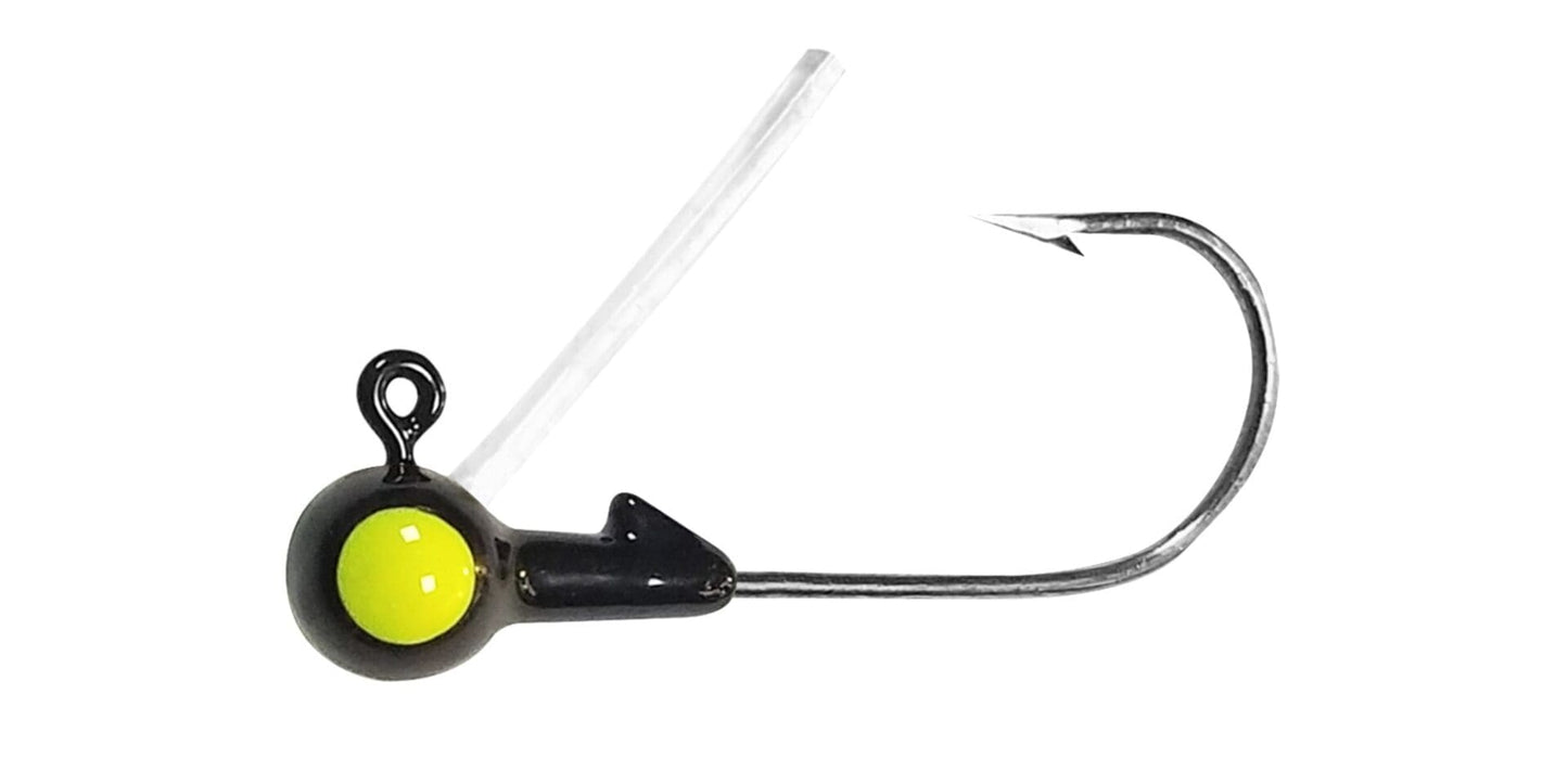 BIG BITE JIG-WEEDLESS 1/16OZ / BLACK (6 PACK)