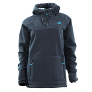 Blackfish Women's Squall Soft-Shell Pullover Black/Teal (Updated Fit)