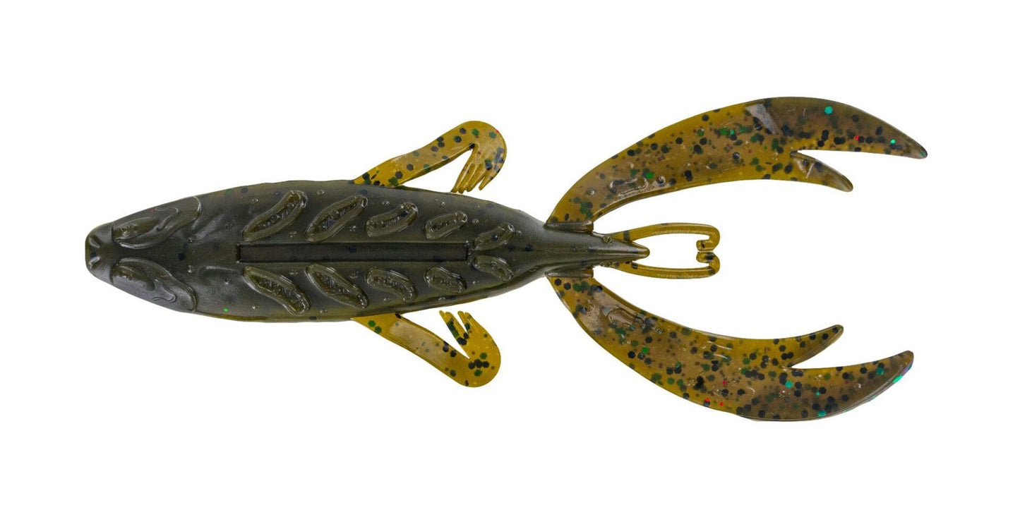 BIG BITE BAITS 4" ROJAS FIGHTING FROG / BAMA BUG (7 PACK)