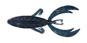 Big Bite Baits 4" Rojas Fighting Frog / Black Blue Flake/Sapphire Lam (7 Pack)