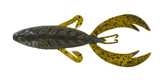 BIG BITE BAITS 5" ROJAS FIGHTING FROG / GREEN PUMPKIN (5 PACK)