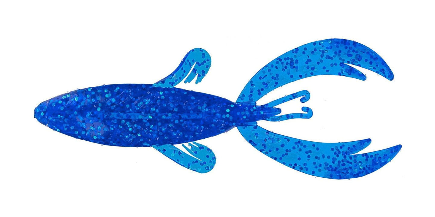 BIG BITE BAITS 4" ROJAS FIGHTING FROG / SAPPHIRE BLUE (25 PACK)