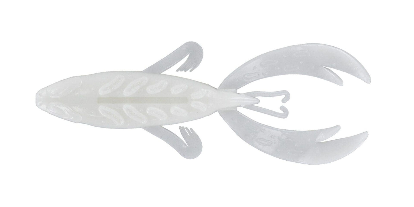 BIG BITE BAITS 4" ROJAS FIGHTING FROG / WHITE (25 PACK)