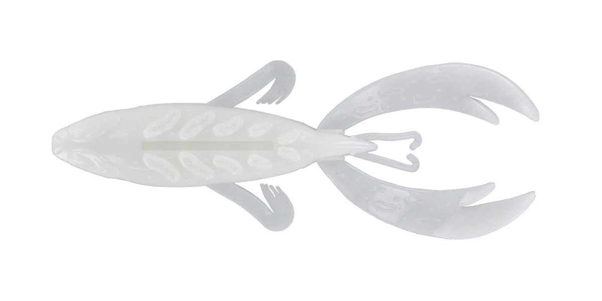 Big Bite Baits 4" Rojas Fighting Frog / White (7 Pack)