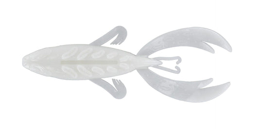BIG BITE BAITS 4" ROJAS FIGHTING FROG / WHITE (7 PACK)
