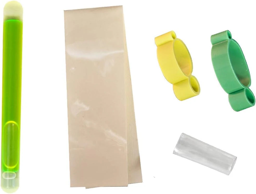 Rod n Bobb's BOBBER BEACON - 3" POLE FLOAT GREEN LIGHTSTICK W ADDITIONS