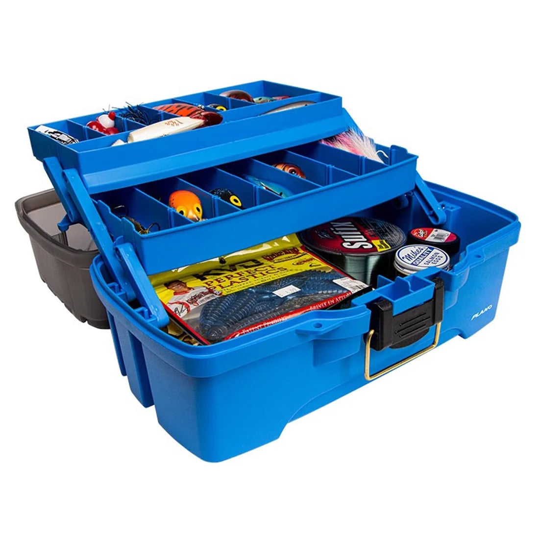 Plano 3-Tray Tackle Box w/Dual Top Access - Smoke Bright Blue [PLAMT6231]