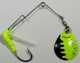 INVASION WEEDLESS SPINNER JIGS 1/8oz. 1 Pack