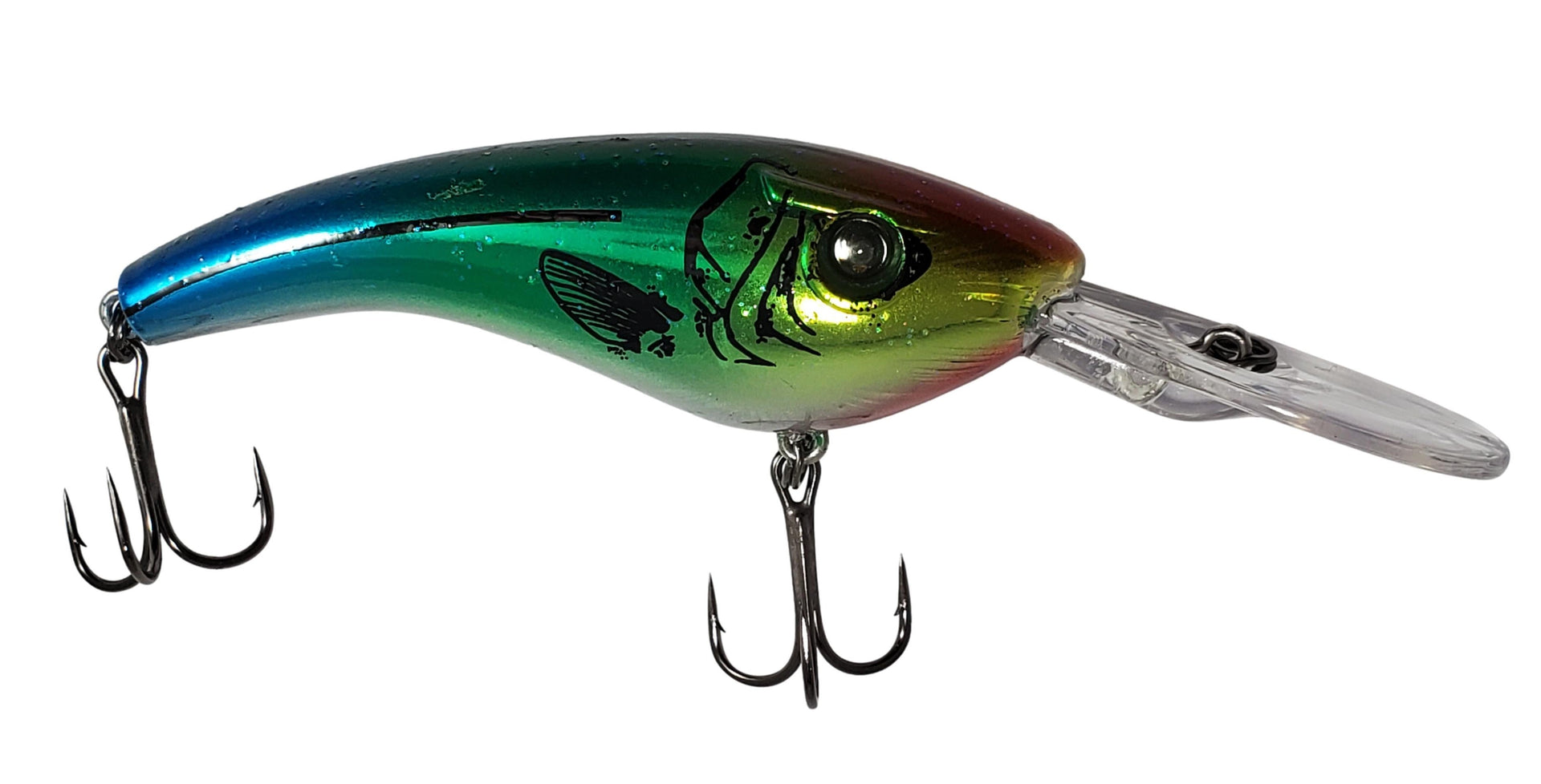 cheap sunglasses fishing lure Reef Runner Ripshad 200 & 400 Series 3/8 oz / Red Head Ripshad