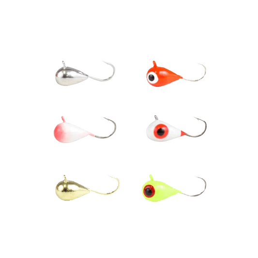 CLAM DROP JIG KIT SIZE 14 1/32OZ ASST. COLORS 12789