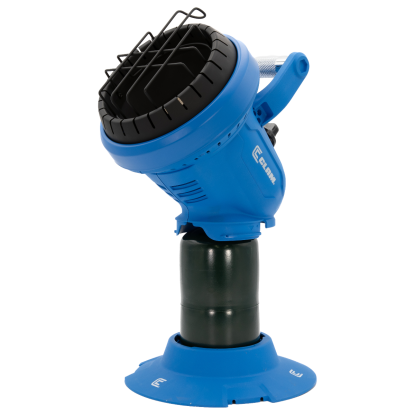Clam portable propane heater