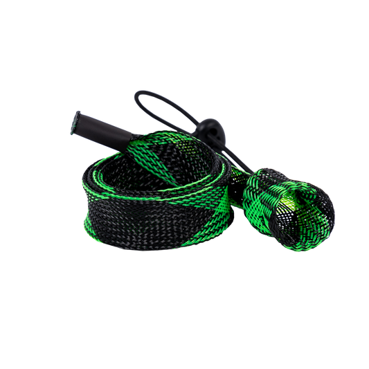 Clam Ice Rod Slick Blk/Green 2 pk
