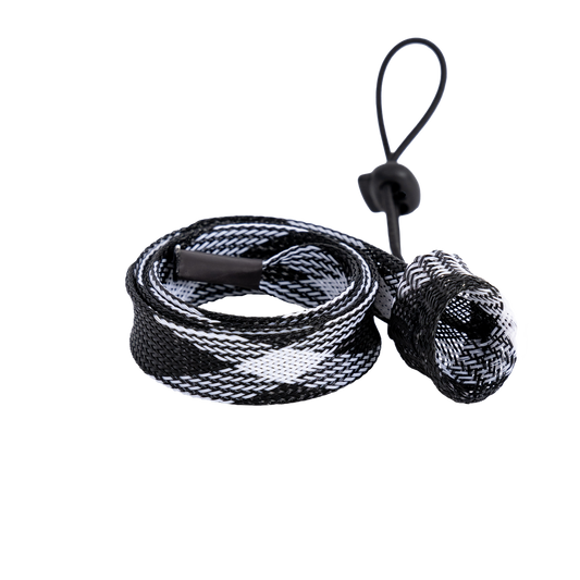Clam Ice Rod Slick Blk/Wht 2 pk