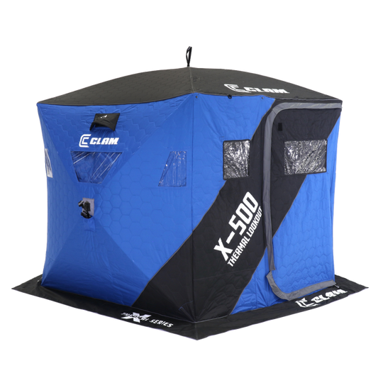 CLAM X-500 Lookout Thermal Hub Shelter & Ice Team [Shipping Size 63x14x14=119]