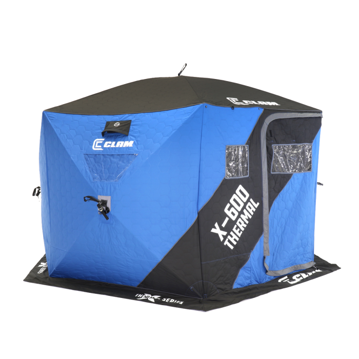 Clam X-600 thermal hub ice shelter