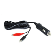 Clam DC Plug Adapter with Alligator Clips - 8854