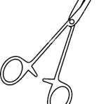 8" Forceps SS Curved