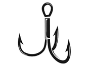 JB Lures Glow-In-The-Dark Treble Hooks #8 Assorted