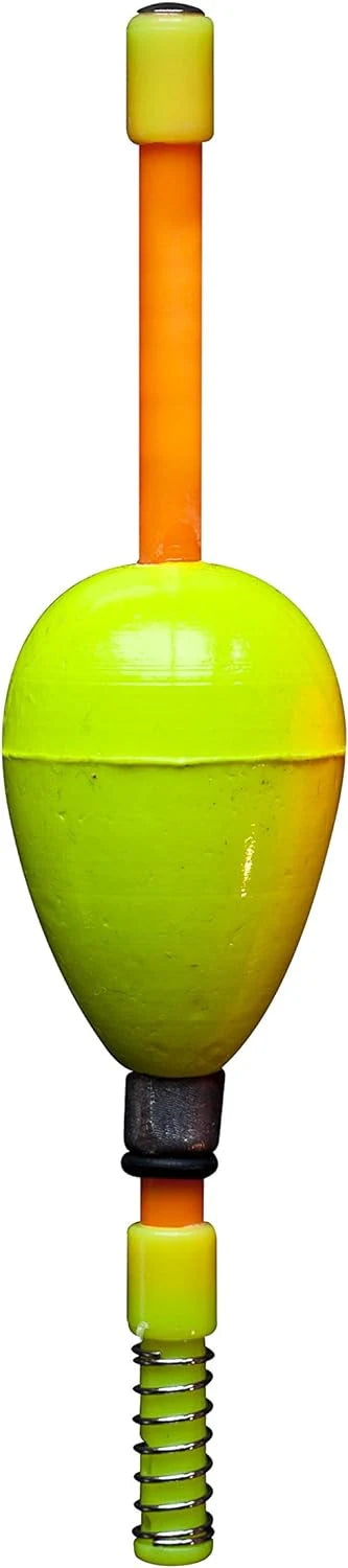 ROD N BOBBS DUZ-IT-ALL 1.5" WEIGHTED YELLOW SLIP BOBBER